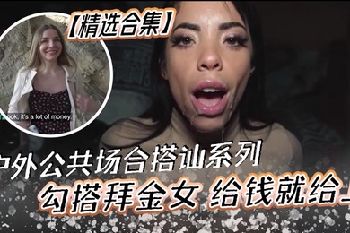 精选合集户外公共场合搭讪系列勾搭拜金女给钱就给上非常的嫩黑白通吃