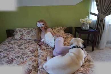 极品身材美女口爆爱犬